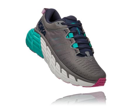 Hoka Gaviota 3 Road Mulher - Sapatilhas De Treino Cinzentas Escuro | PT-Vq1brJD